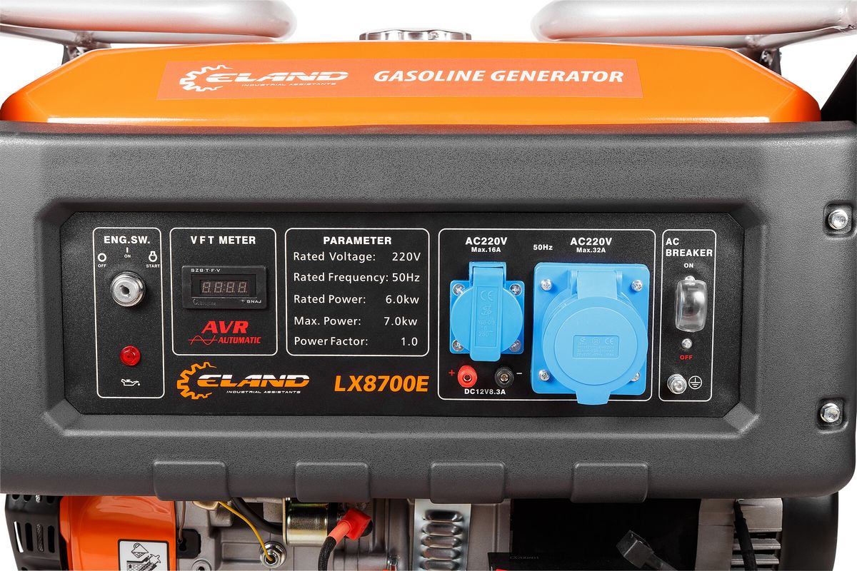 Генератор бензиновый ELAND LX8700E  - 4791930