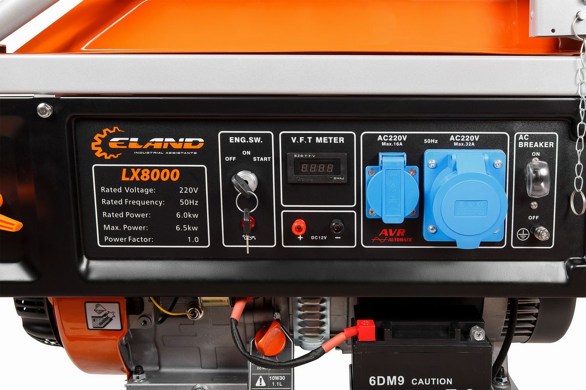 Генератор бензиновый ELAND LX8000  - 4791897