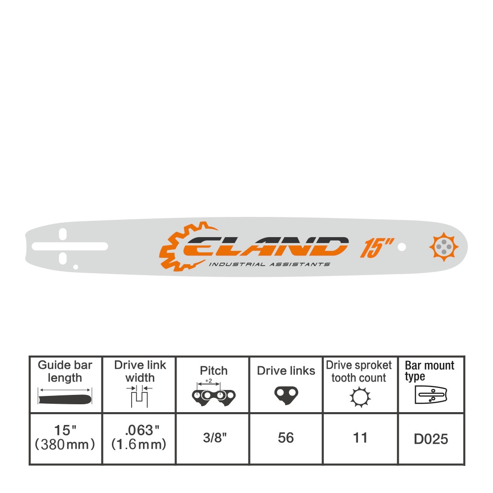 Шина для пилы ELAND ELA15-56-611G - 9185855